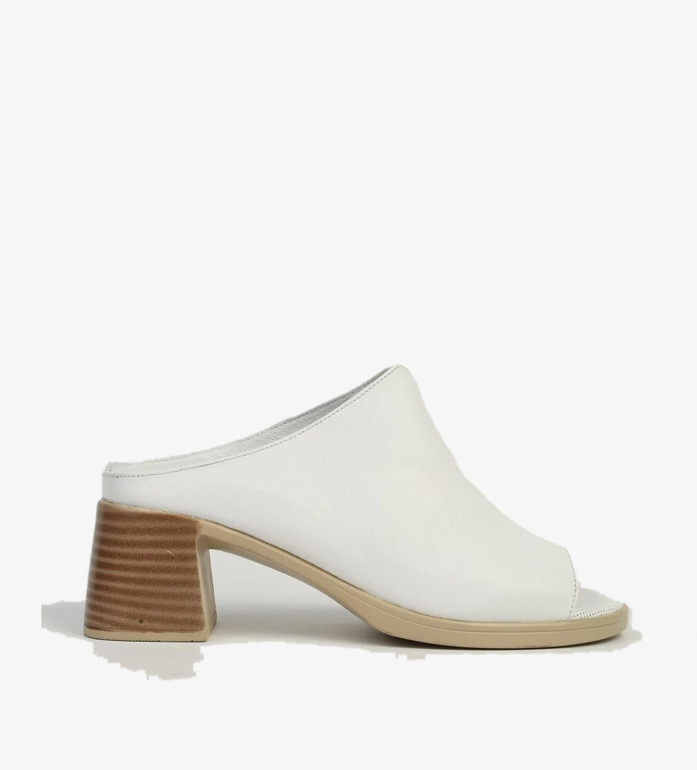 Beyaz Kadın Topuklu Ayakkabı PC-7396 - Görsel 1