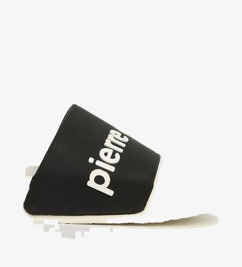 Beyaz Siyah Kadın Terlik PC-7436