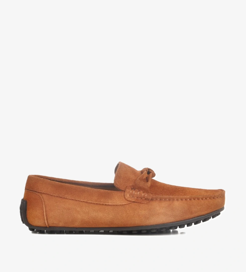 Ayakmod Taba Süet Hakiki Deri Erkek Casual Ayakkabı 2Y0216-163-2 M model görseli