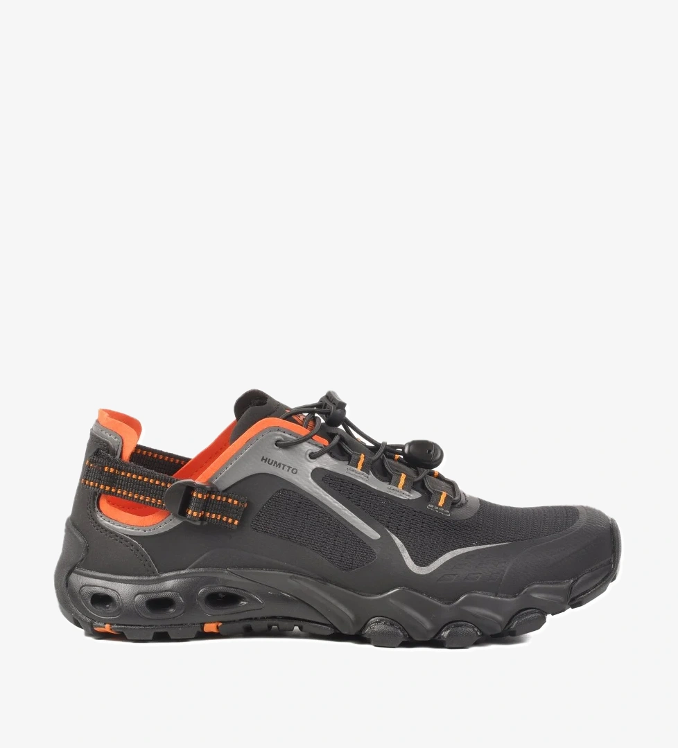 Siyah Hafif Esnek Fileli Erkek Spor Ayakkabı 660893A M