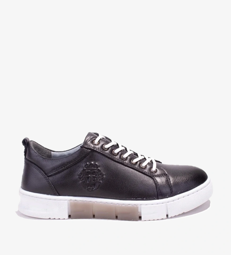 Dagoster DMA08-920 Siyah Ortopedik Günlük Erkek Deri Ayakkabı model görseli