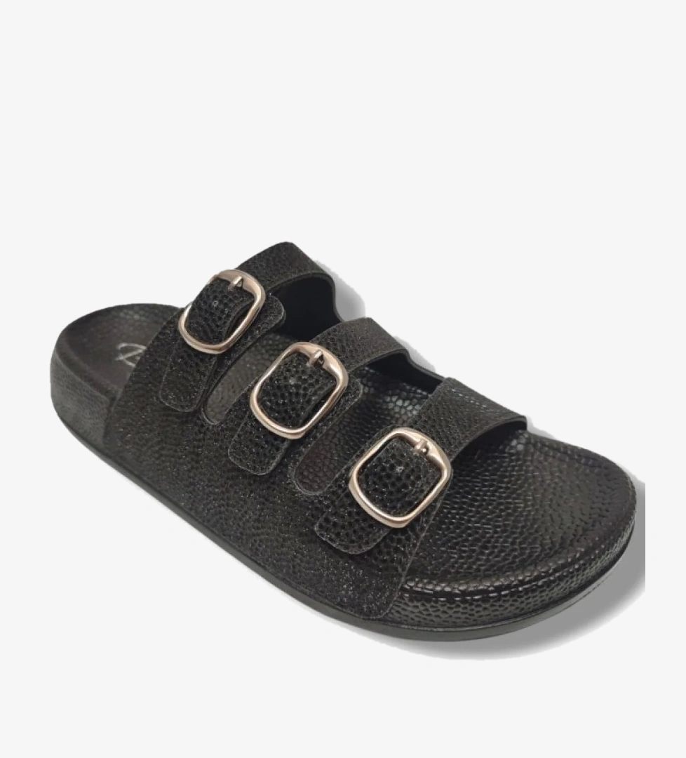 Pienn 20061-010-25 Anatomik Simli 3 Bant Kadın Terlik model görseli