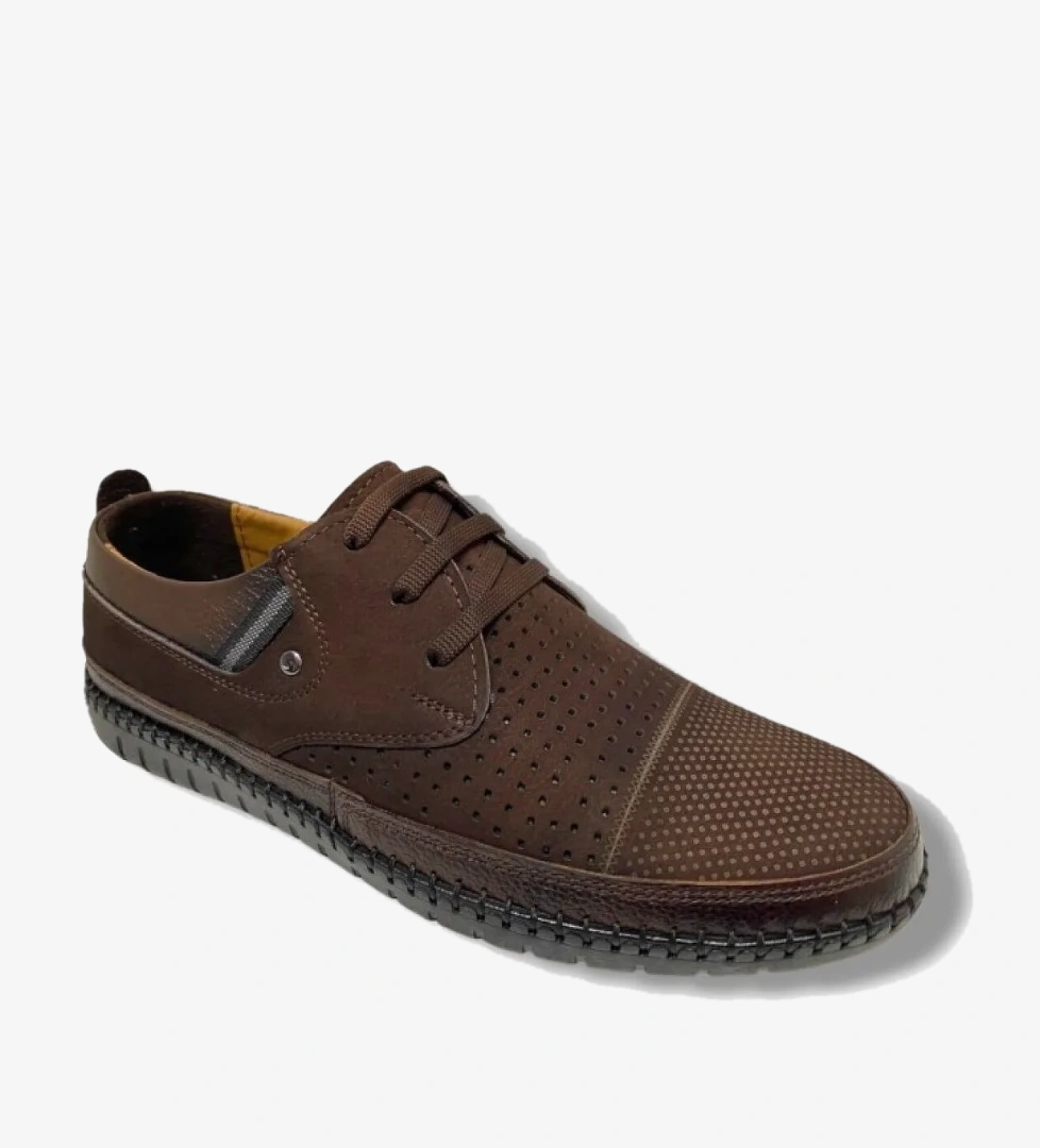 As Çetin 625-25 Hakiki Nubuk Deri Bağcıklı Anatomik Erkek Ayakkabı model görseli