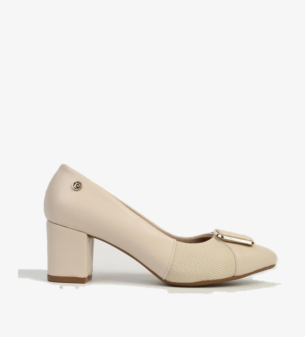 Krem Kadın Topuklu Ayakkabı PC-54732