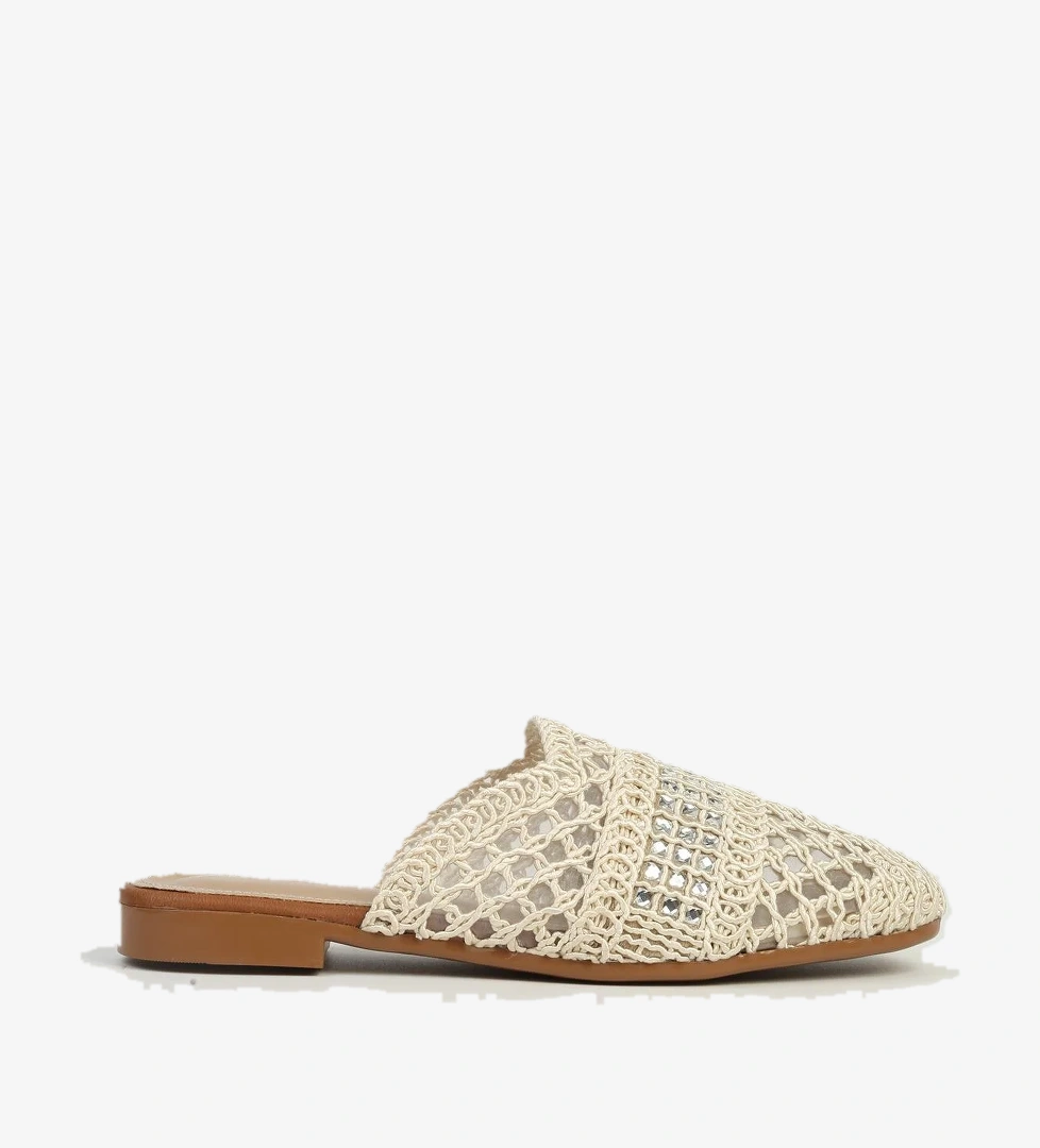 Krem Kadın Terlik PC-54712