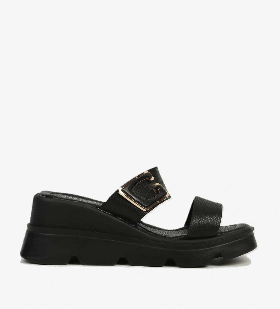 Siyah Kadın Terlik PC-7528 - Görsel 1