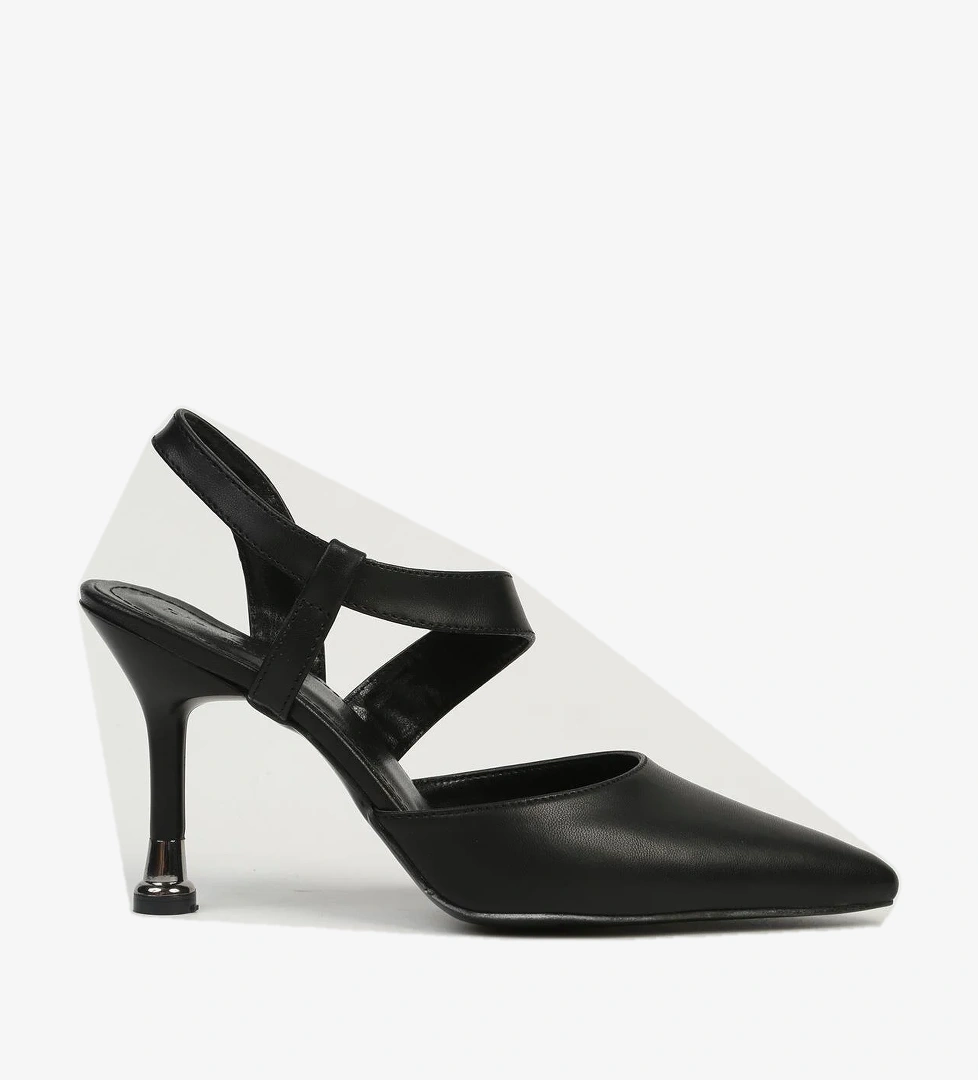 Siyah Kadın Topuklu Ayakkabı PC-54549 - Görsel 1