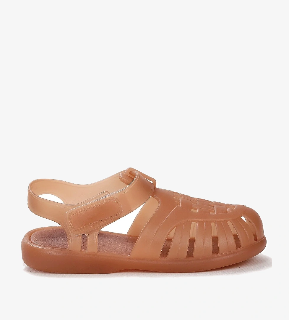 Fina Günlük Deniz Havuz Plaj Erkek Çocuk Sandalet Ayakkabı Karamel
