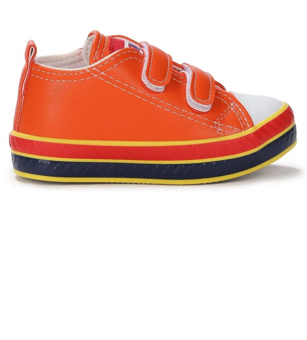 Raka Cırtlı Erkek Bebek Günlük Spor Ayakkabı Turuncu