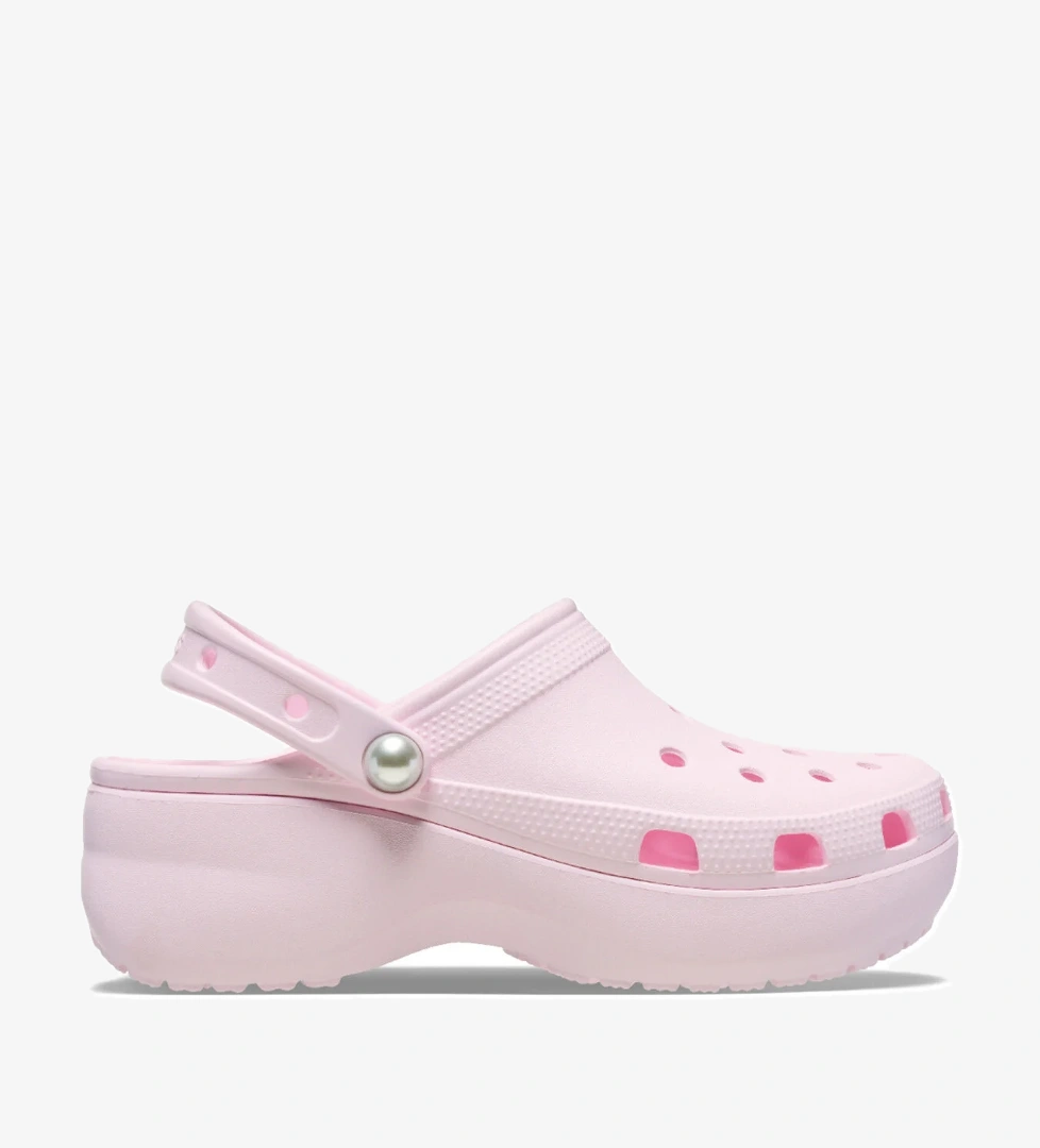 Crocs Classic Platform Pearl Clog Günlük Kadın Terlik Ballerine Pink model görseli