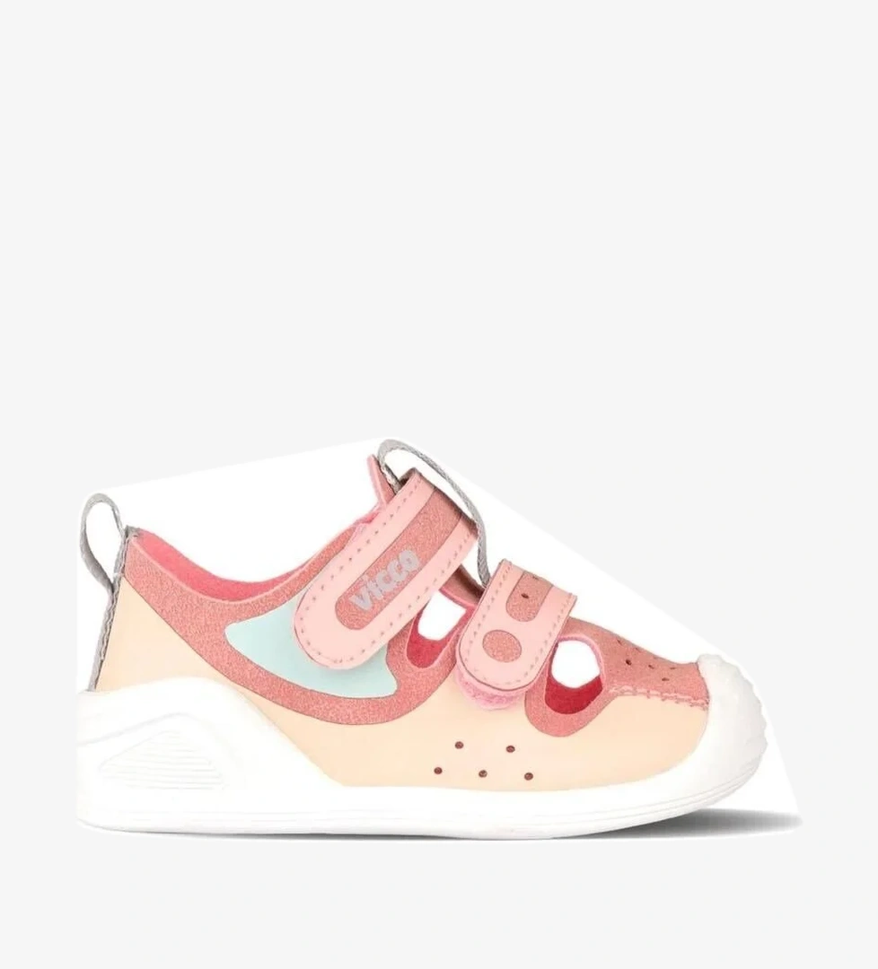 Vicco Riga Ortopedik Kız Bebek Pudra İlk Adım Ayakkabı model görseli