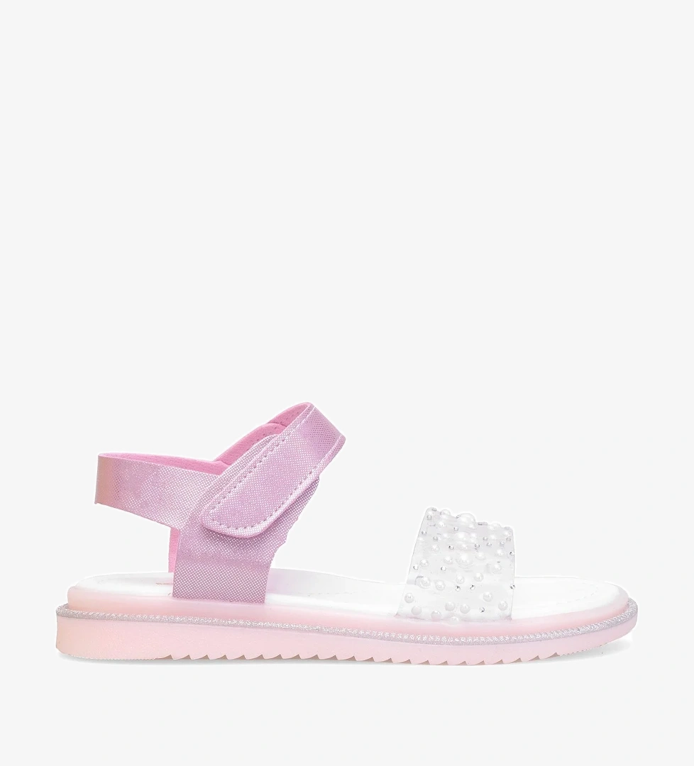 Elit ŞA-P-036-25Y Patik Kız Çocuk Düz Sandalet Pembe