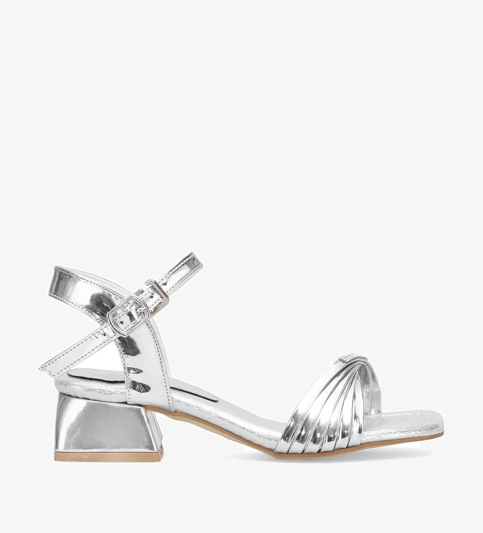 Ayakkabı Fuarı Elit Ask-f-40-25y Filet Kız Çocuk Abiye Ayakkabı Altın Gümüş model görseli