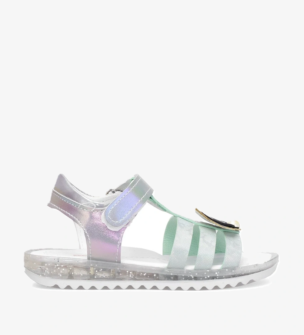 Elit ŞA-P-034-25Y Patik Kız Çocuk Düz Sandalet Yeşil