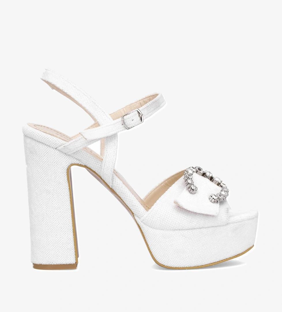 Elit PM08 K2051-1T Kadın Platform Ayakkabı Beyaz