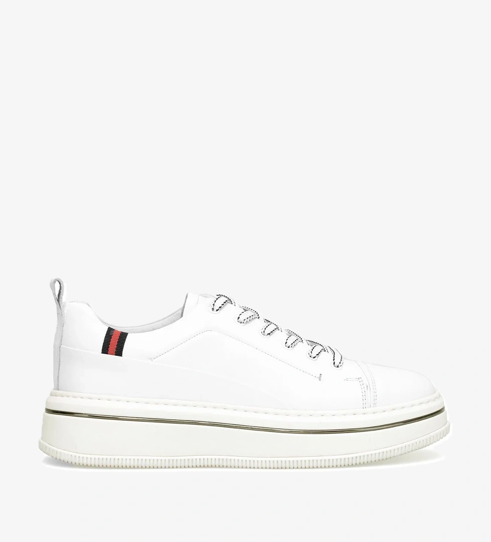 Marcomen 152-21095 Erkek Hakiki Deri Casual Ayakkabı Beyaz model görseli