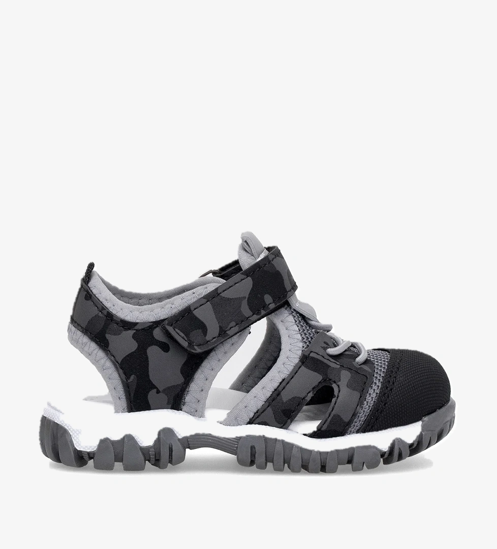 Ayakkabı Fuarı Elit ŞA-B-041-25Y Bebe Erkek Çocuk Düz Sandalet Siyah model görseli