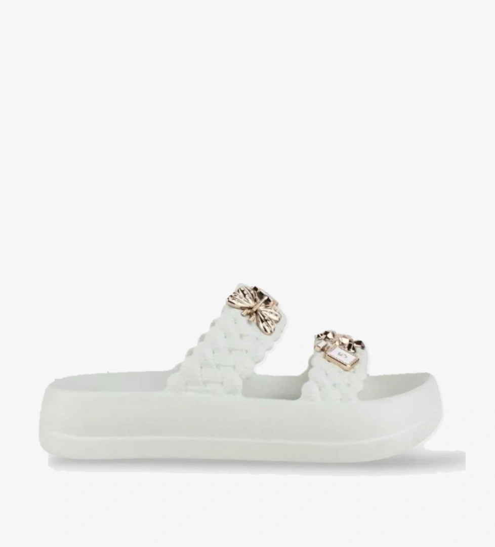 Kadın Taşlı Şık Rahat Konforlu Günlük Terlik SU YEŞİLİ