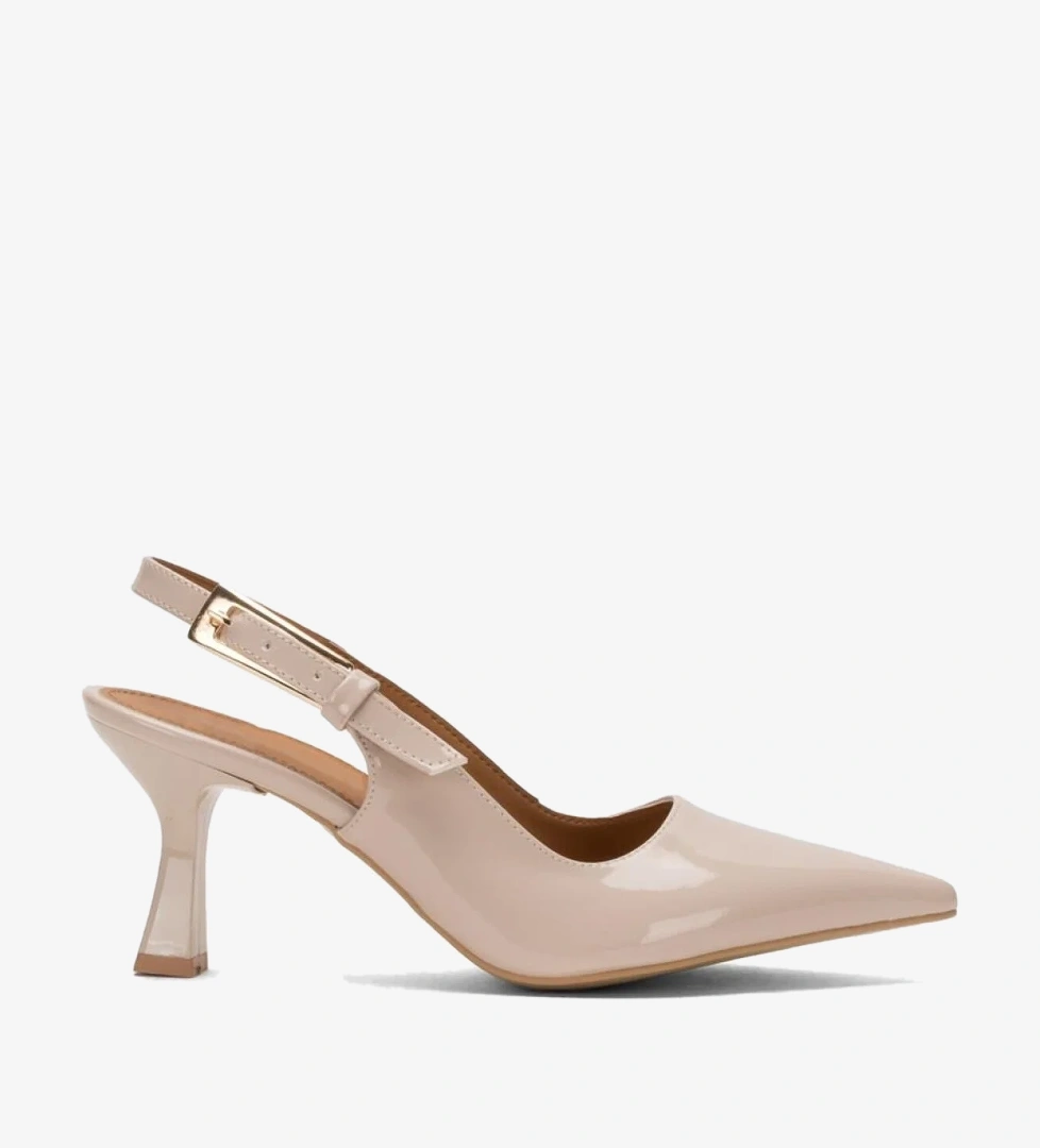 Liger Kadın Sivri Burun Arkası Açık 8 Cm Topuklu Ayakkabı model görseli