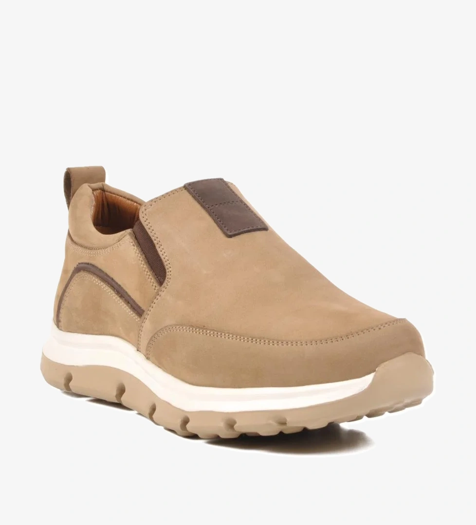 Walkway Malov 2570 M Kum Nubuk Hakiki Deri Erkek Sneaker model görseli