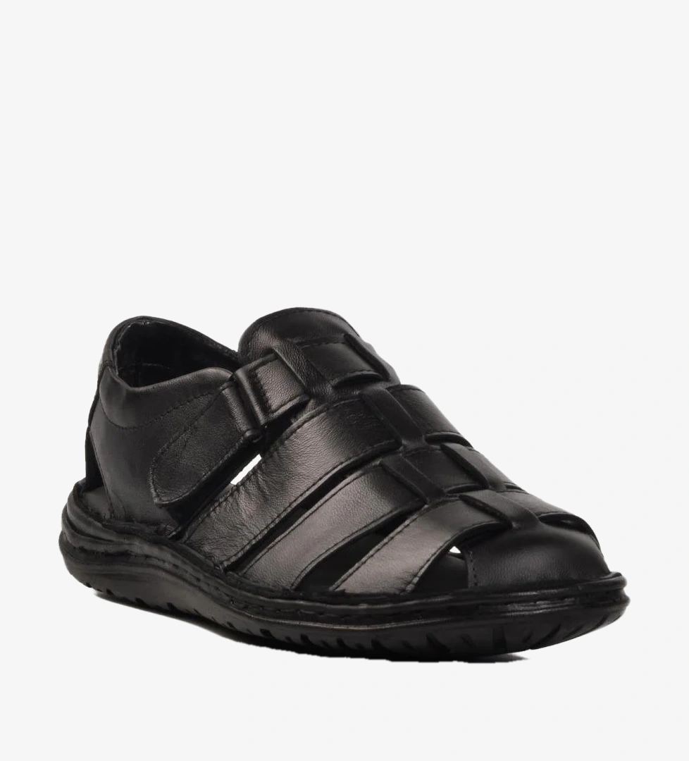 Ayakmod Ayakmod 476424 M Siyah Erkek Sandalet Flo'da! Siyah - 1. görsel