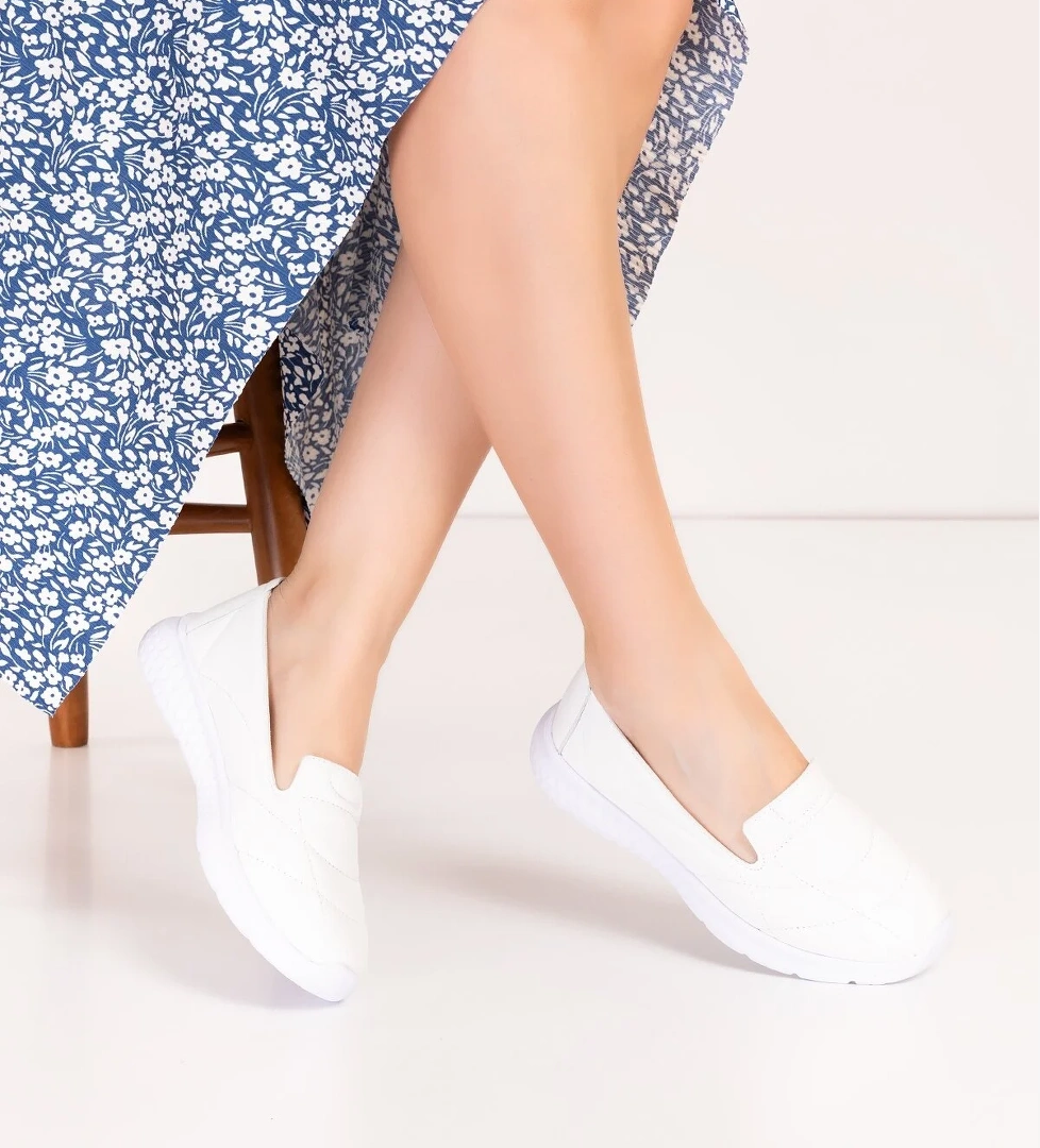 Gondol Içi Dışı Hakiki Deri Faylon Taban Hafif Babet Ayakkabı sc.1210