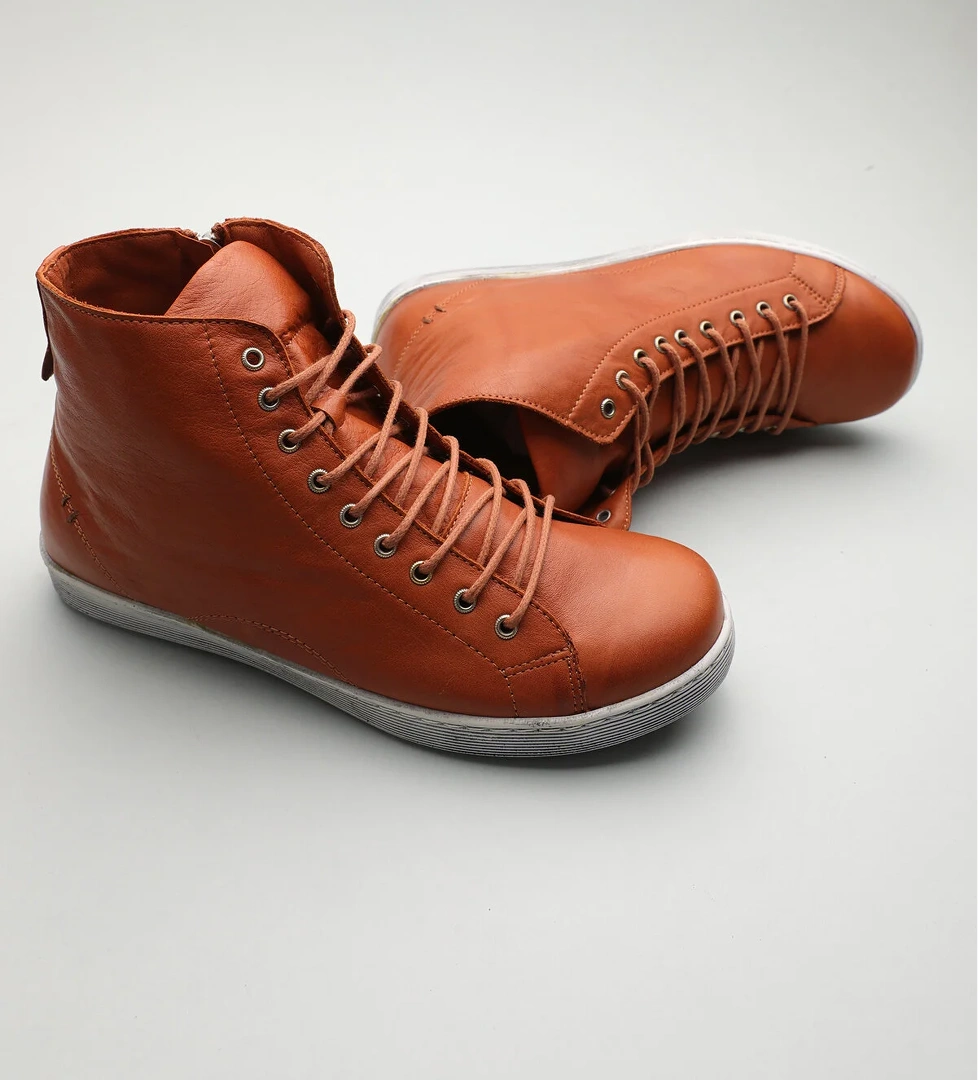 Gondol Hakiki Deri Günlük Hafif Yumuşak Spor Bot zx.1152 - Görsel 1