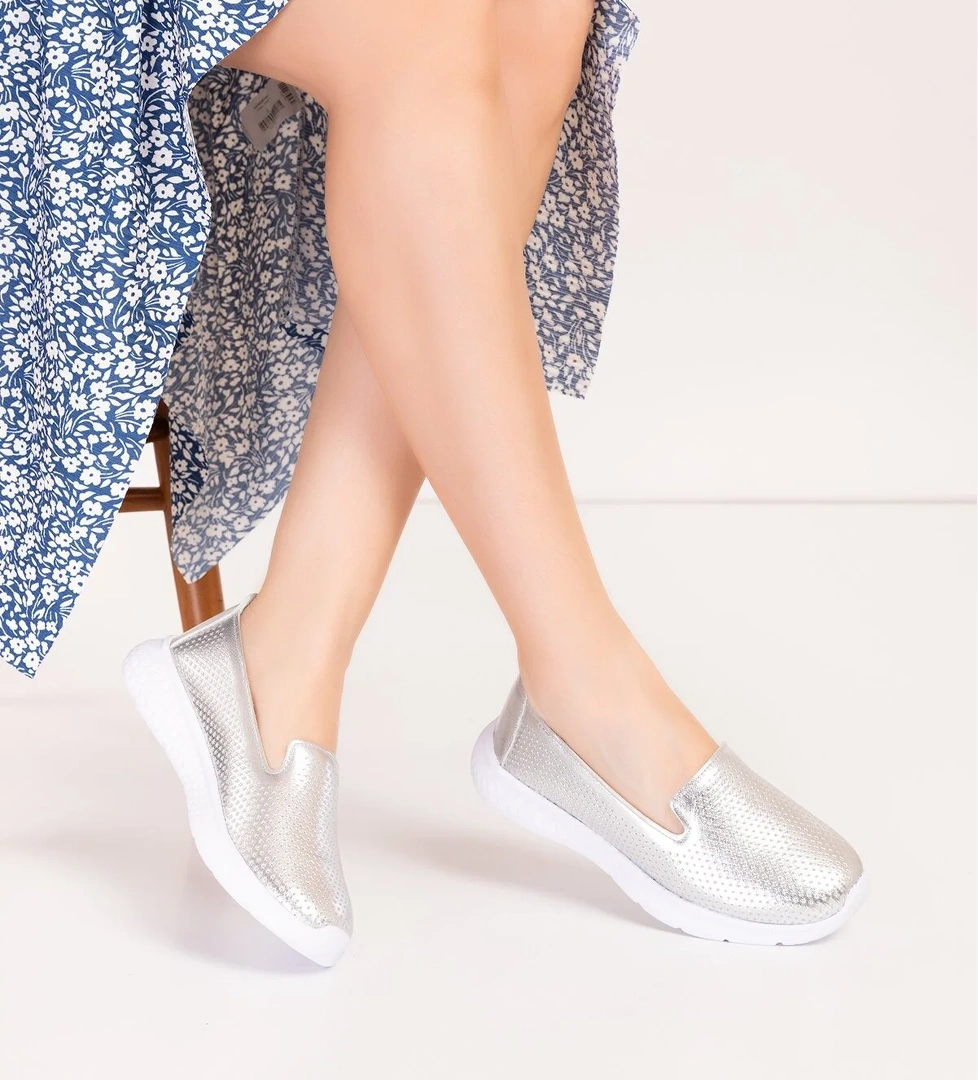 Gondol Içi Dışı Hakiki Deri Faylon Taban Hafif Babet Ayakkabı sc.1200 - Görsel 1