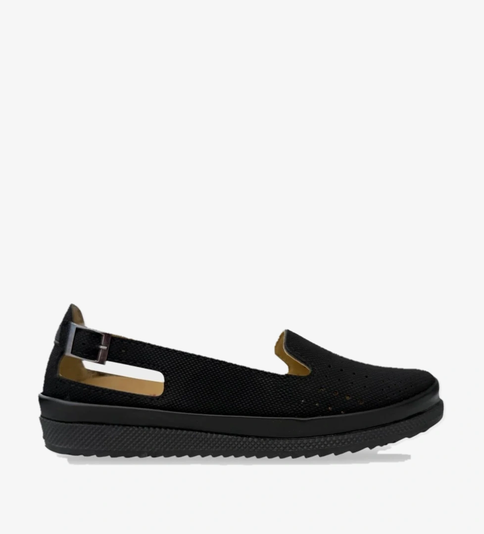 Kadın Ortopedik Yumuşak Comfort Casual Ayakkabı SİYAH