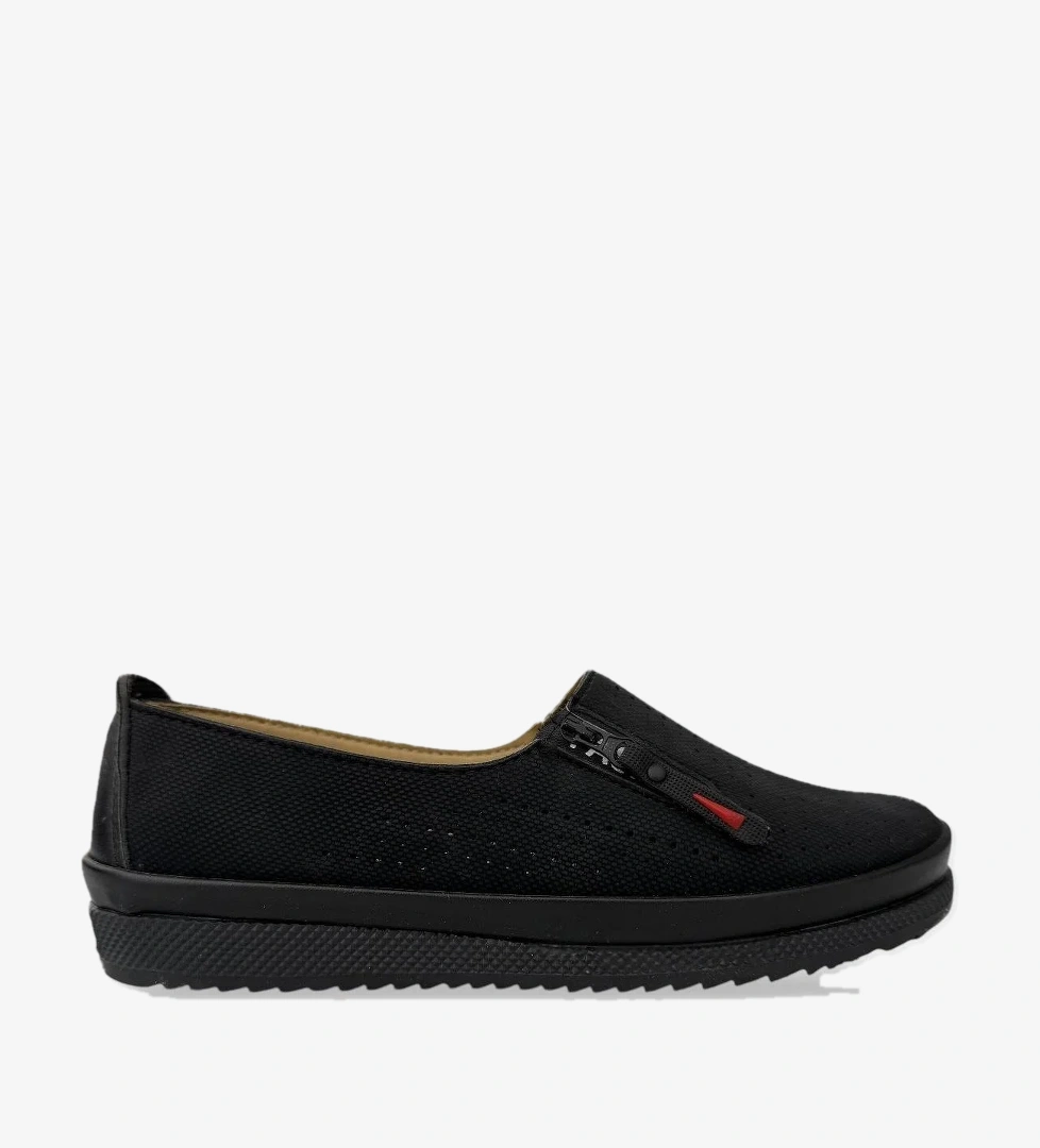 Kadın Ortopedik Yumuşak Comfort Günlük Ayakkabı SİYAH