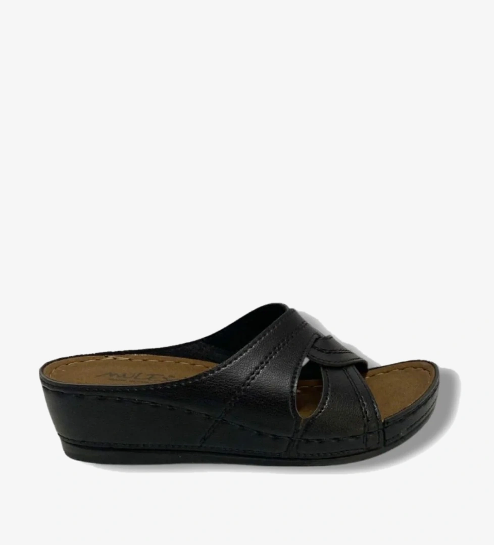 1854-25 Halka Bant Anatomik Dolgu Kadın Terlik - Görsel 1