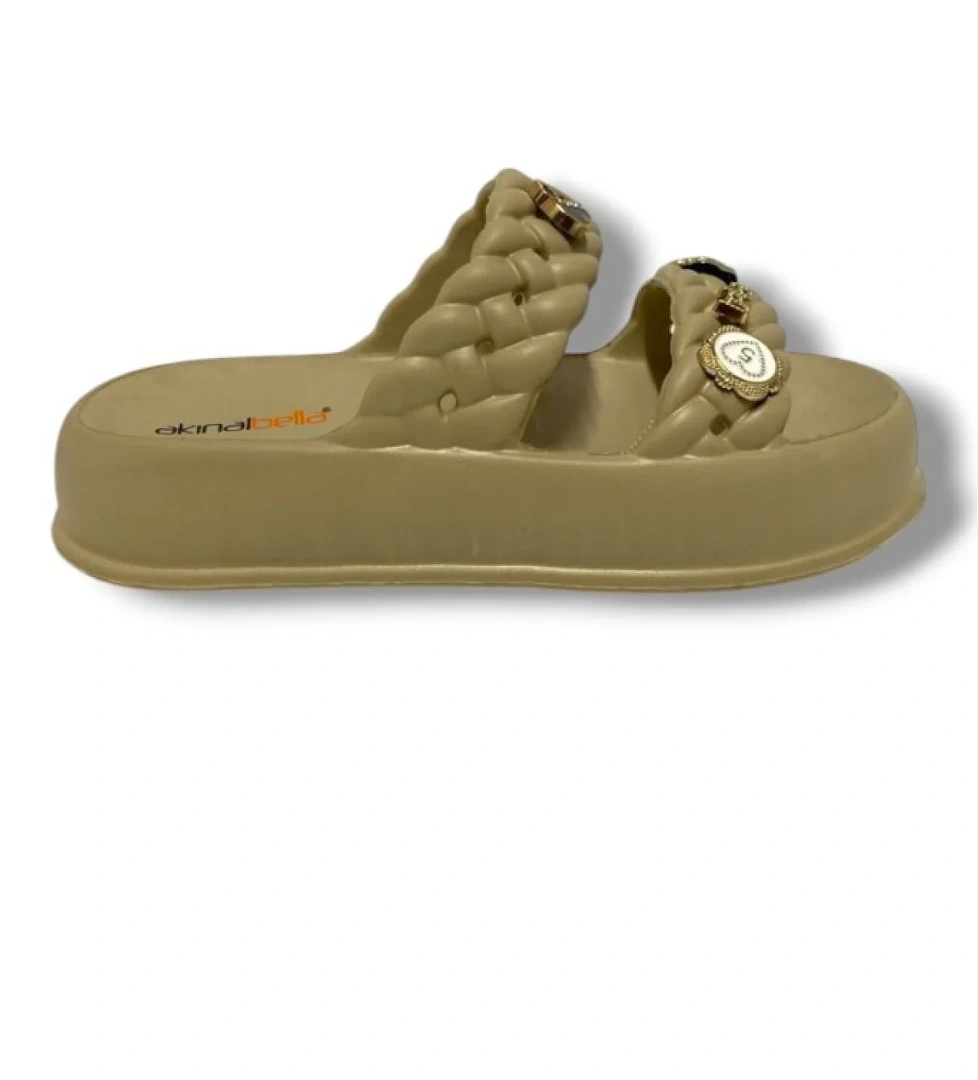 Akinalbella Akınal E423.z.0001 Eva Anatomik Çift Bant Tokalı Kadın Terlik model görseli