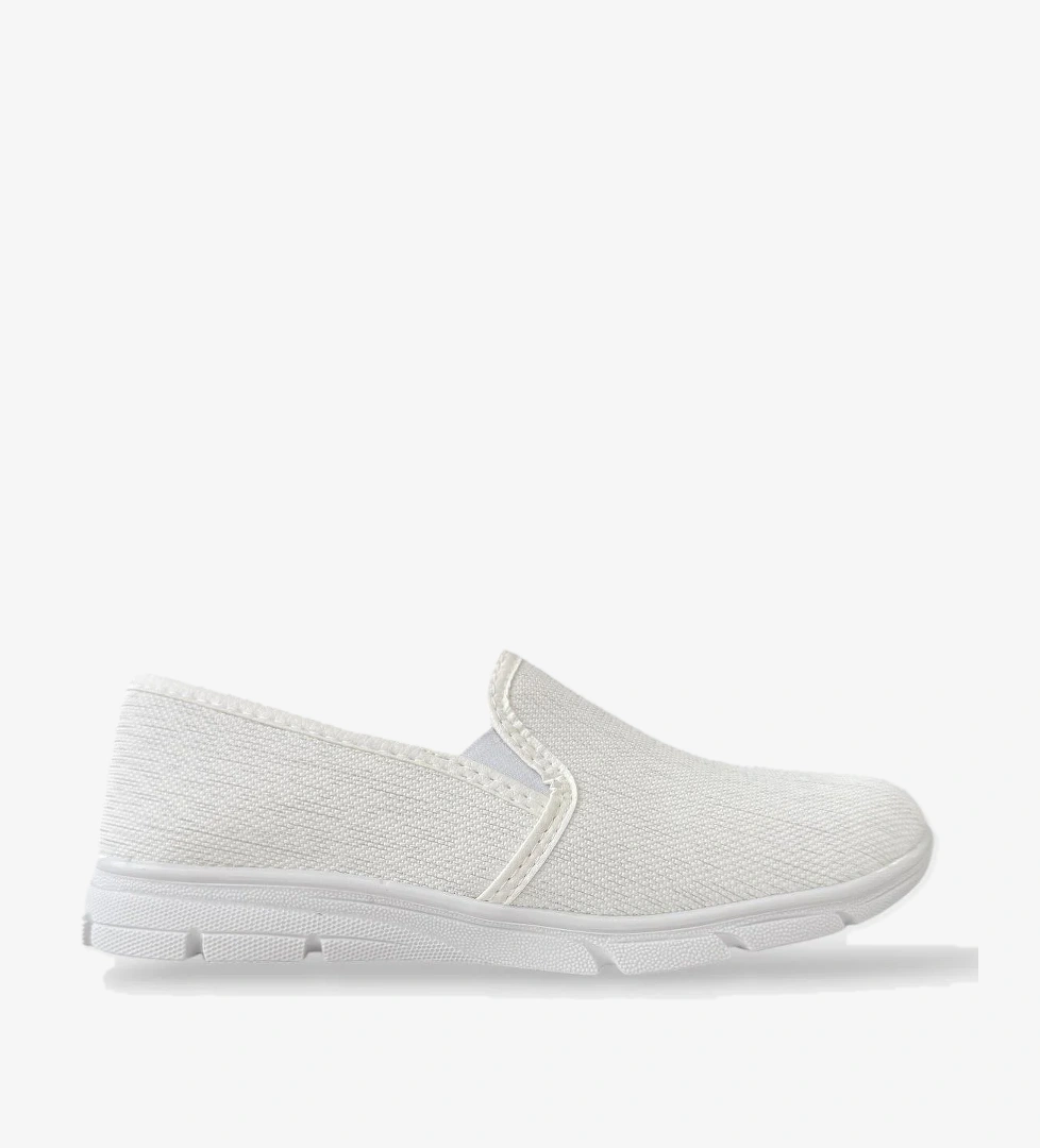 Kadın Silinebilir Babet Ayakkabı BEYAZ