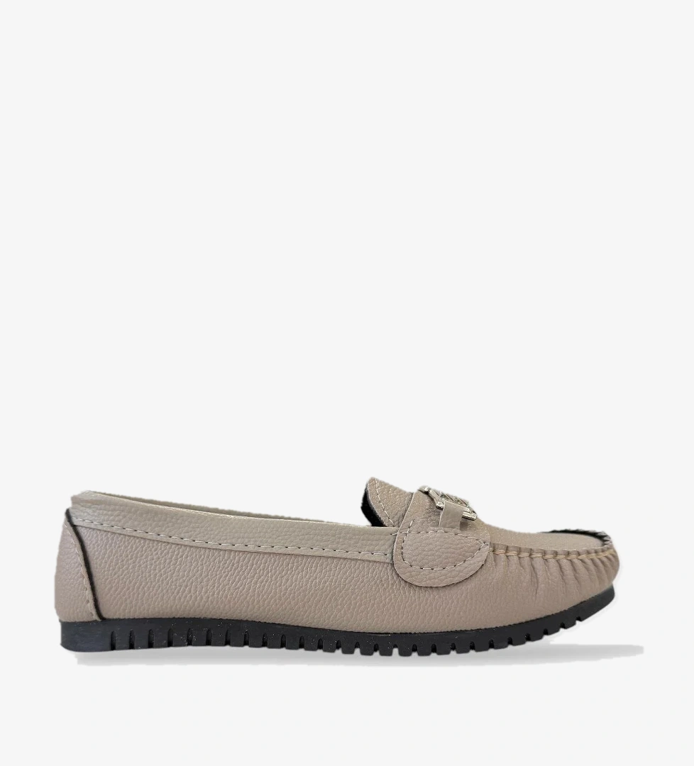 Kadın Hafif Taban Günlük Rahat Babet VİZON