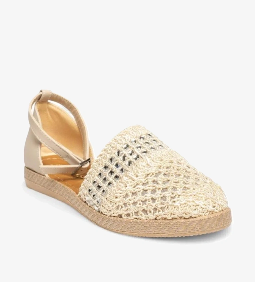 Sprs 03181 Kadın Örgü Detaylı Günlük Babet