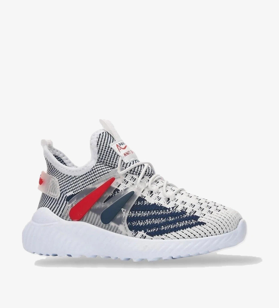 Çocuk Triko Comfort Spor Ayakkabı BEYAZ - LACİVERT