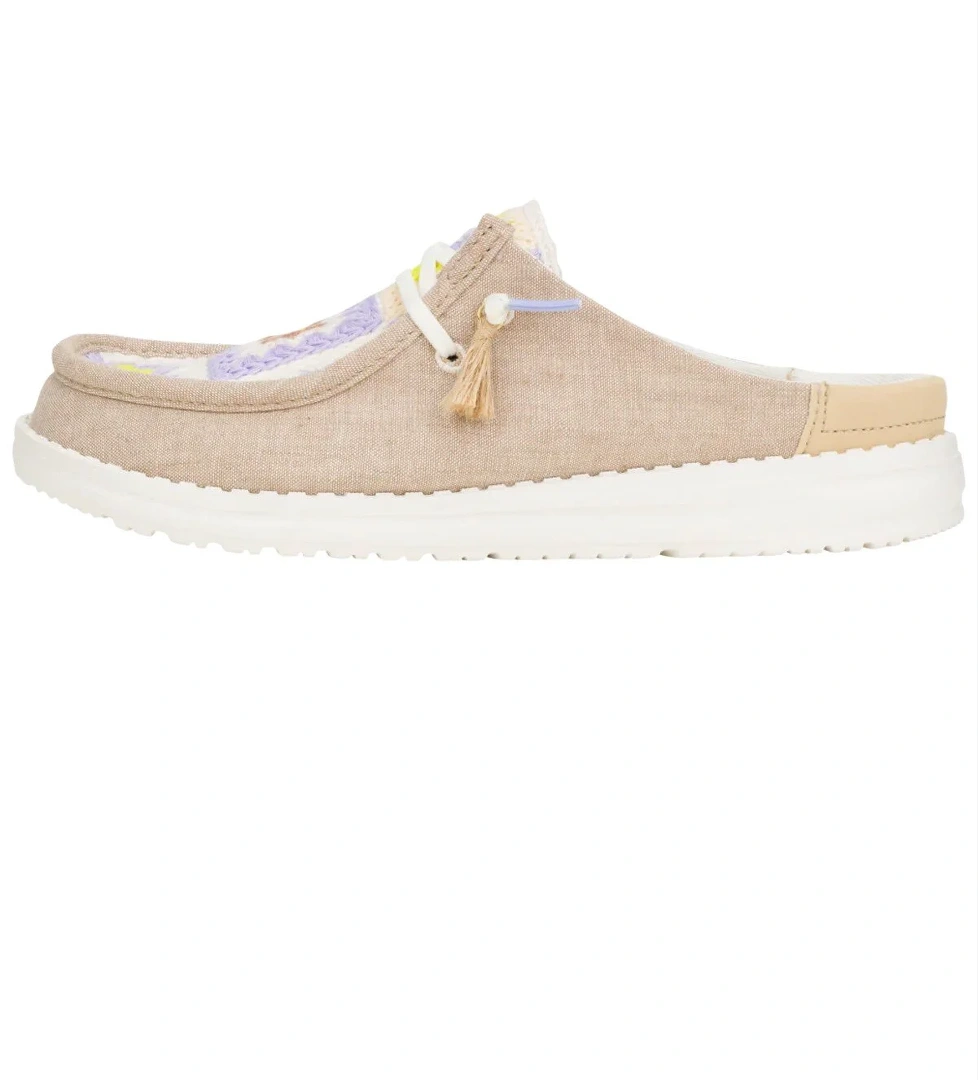 Hey Dude Wendy Slip Cottage Crochet Kadın Ayakkabı model görseli