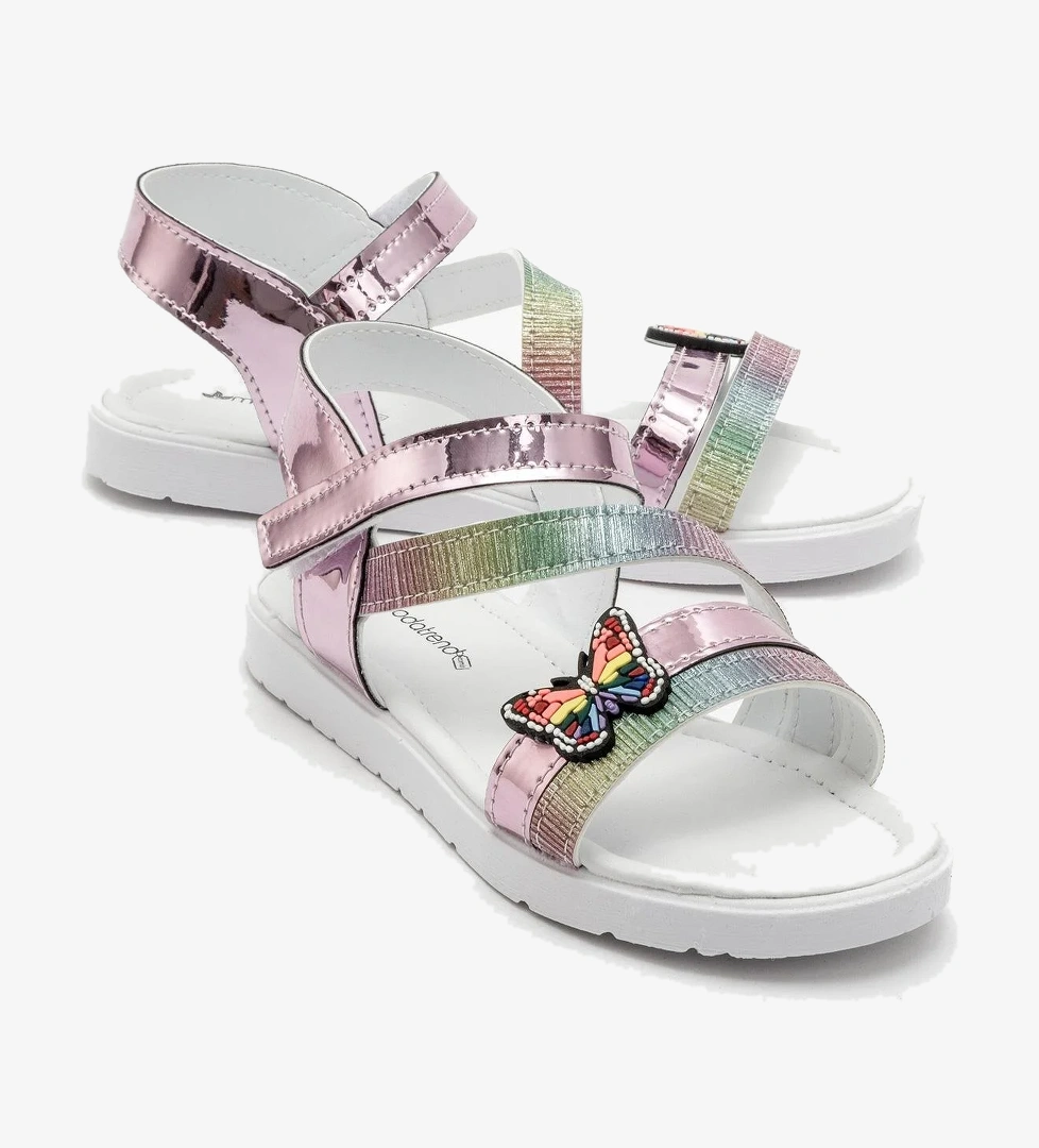 Ccway Çocuk Kelebekli Sandalet PUDRA model görseli