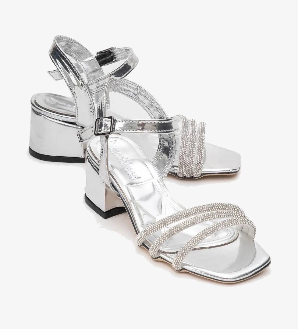 Ccway Çocuk Topuklu Sandalet GÜMÜŞ AYNA model görseli