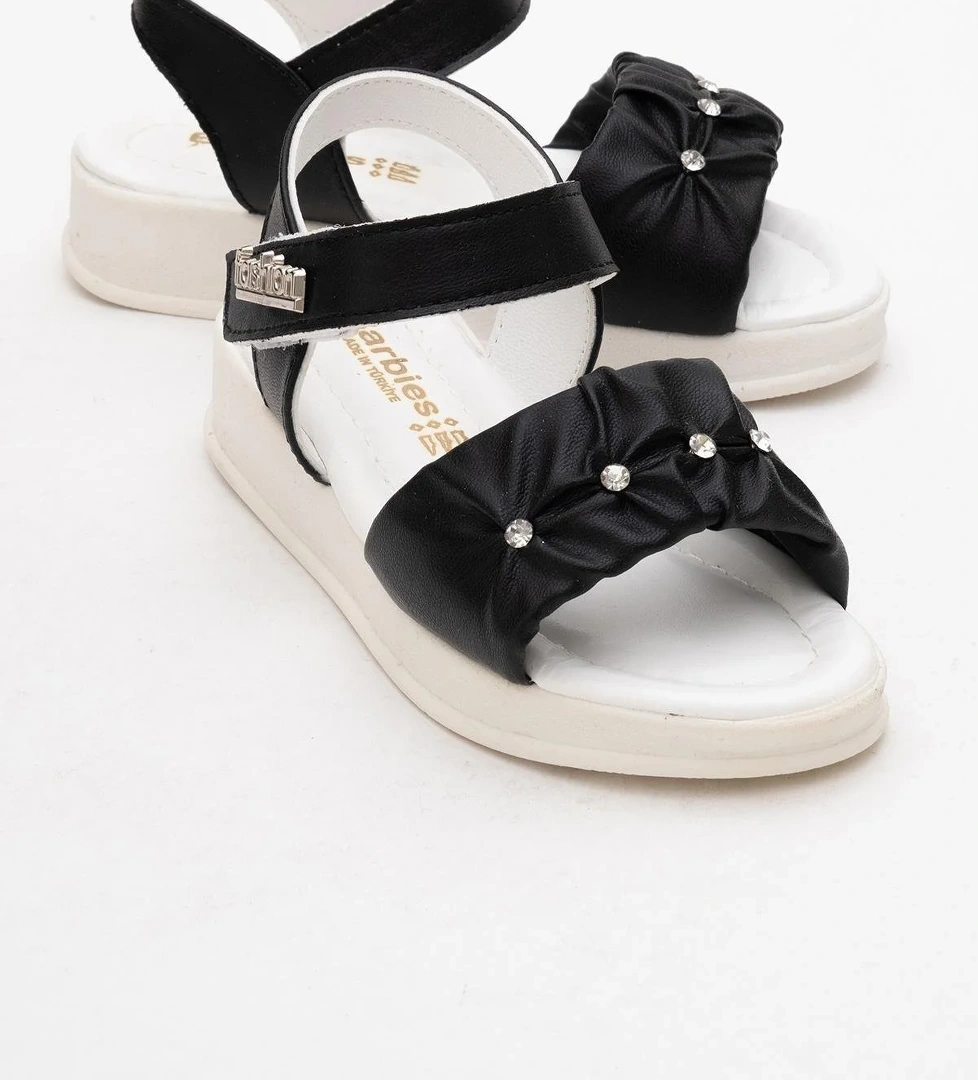 Ccway Çocuk Sandalet 26-30 SİYAH model görseli