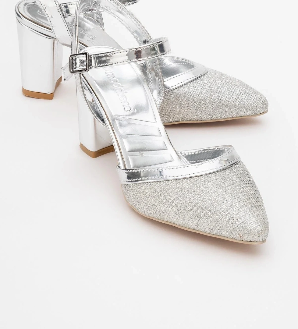 Kadın Topuklu Ayakkabı GÜMÜŞ ÇUPRA - Görsel 1