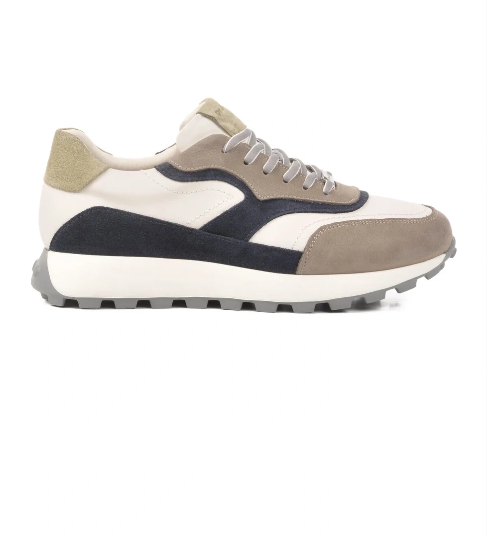 Ayakmod Gri Hakiki Deri Anatomik Erkek Sneaker Xs2742 M model görseli