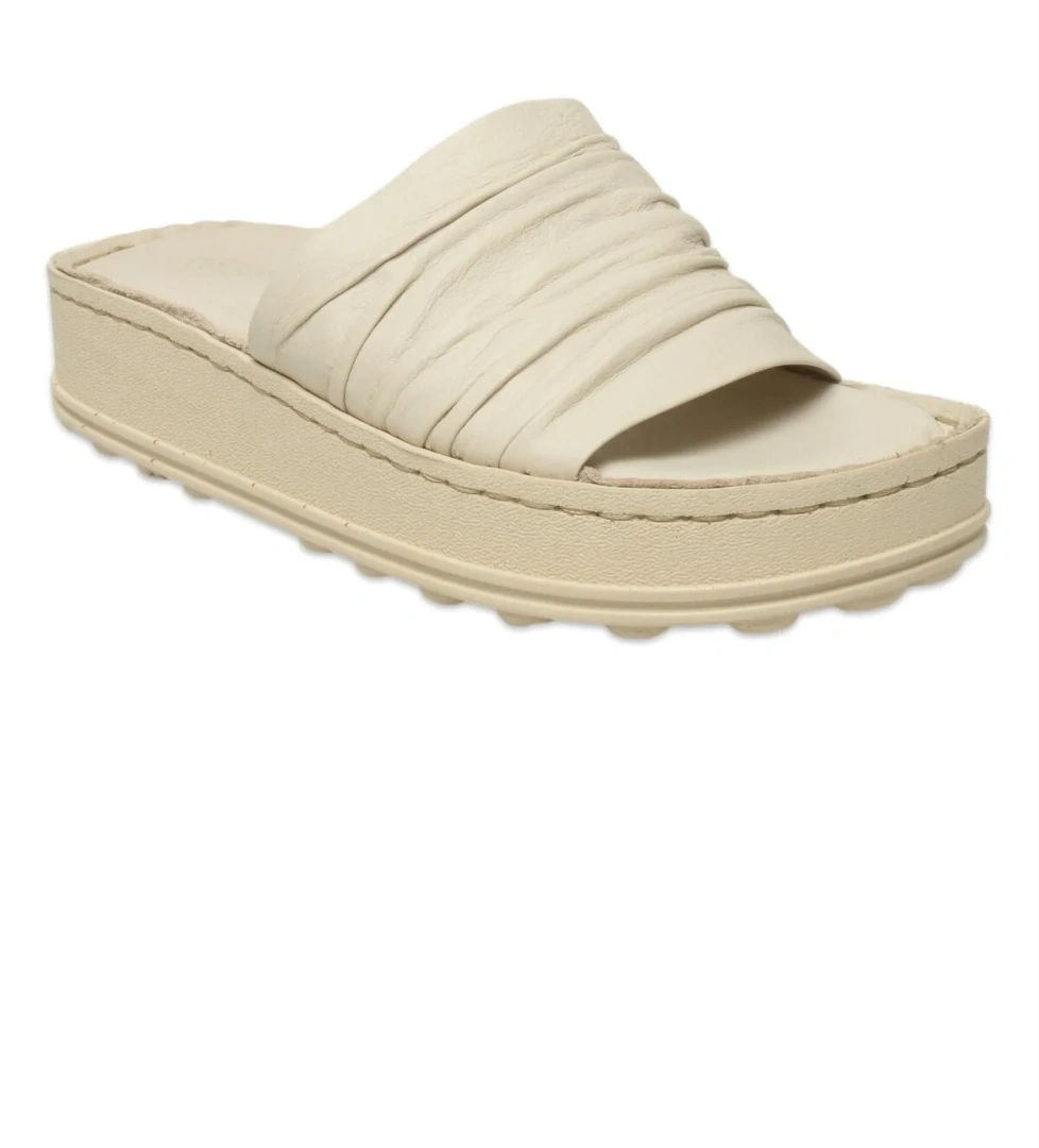 D25Yt-1425 Günlük Krem Kadın Terlik