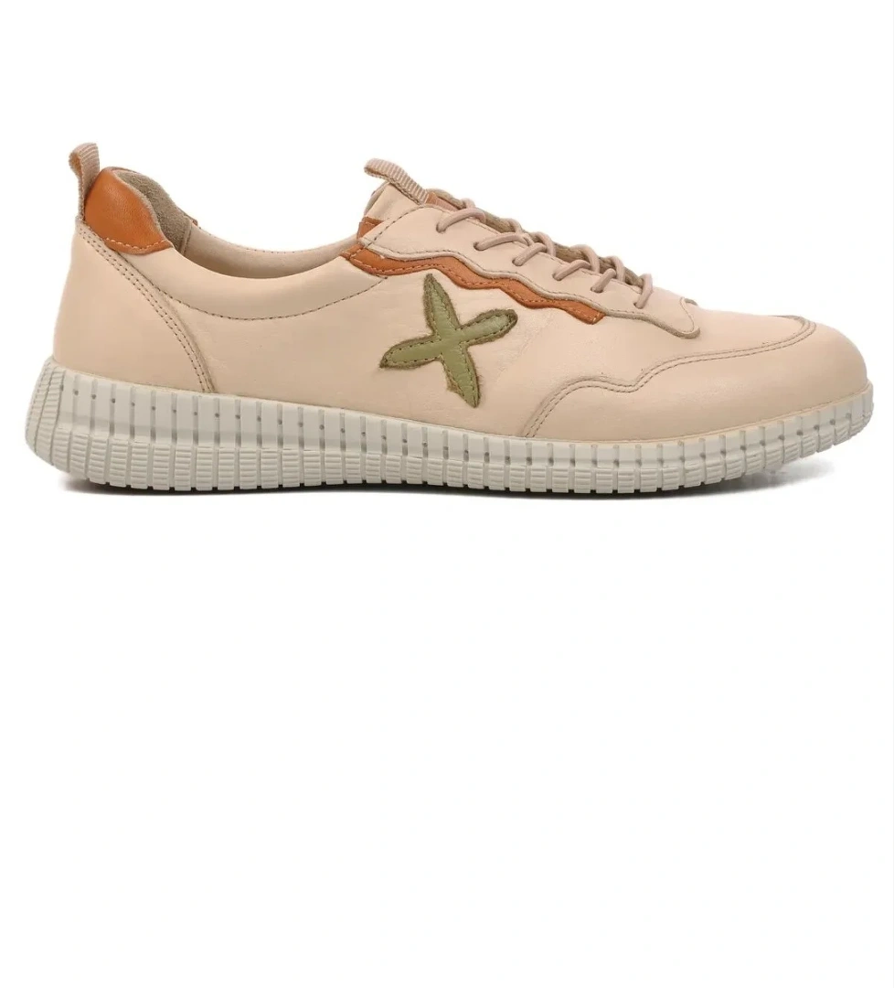 Polen Hakiki Deri Ortopedik Kadın Casual Ayakkabı