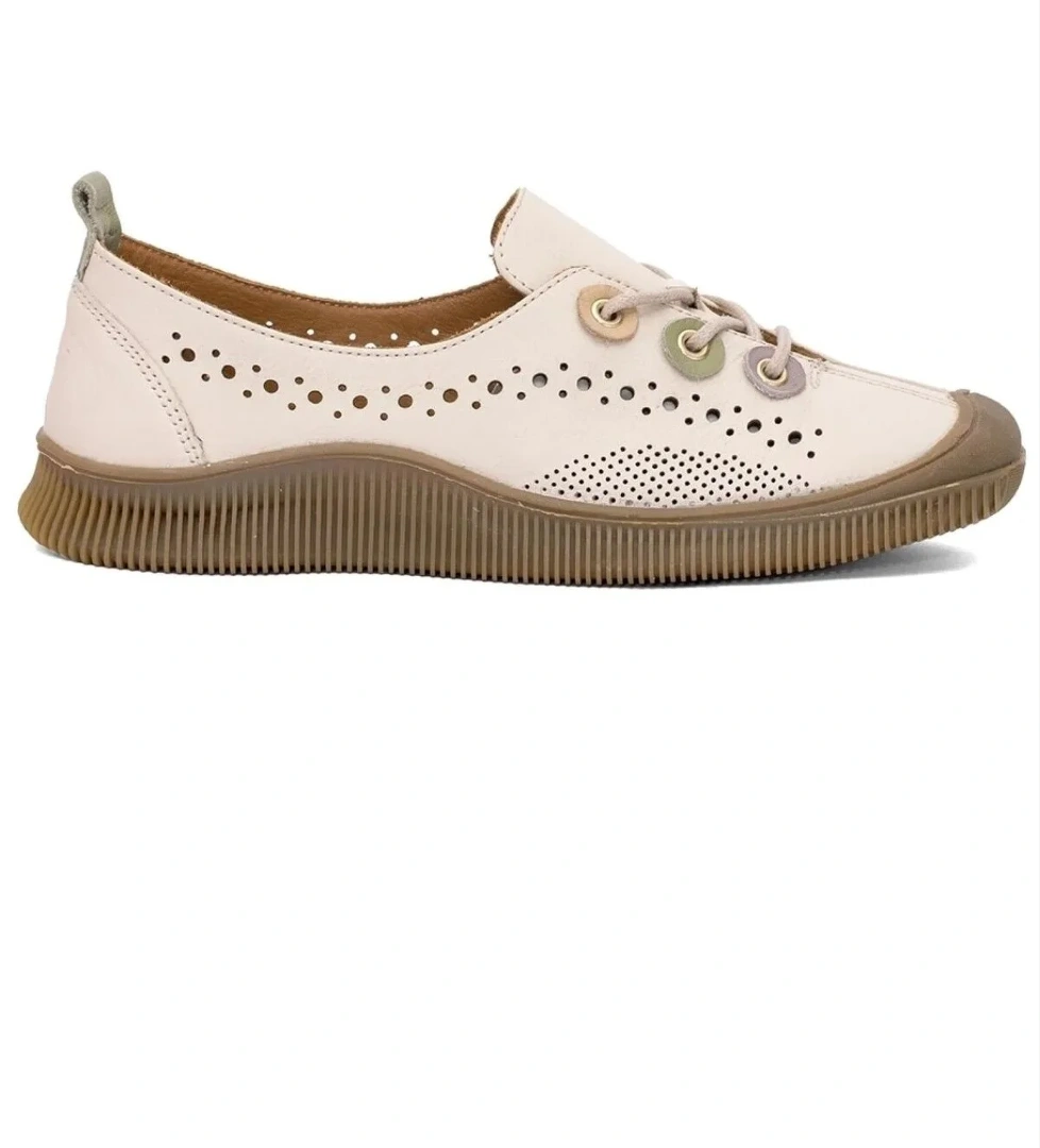 Pera Hakiki Deri Ortopedik Kadın Casual Ayakkabı