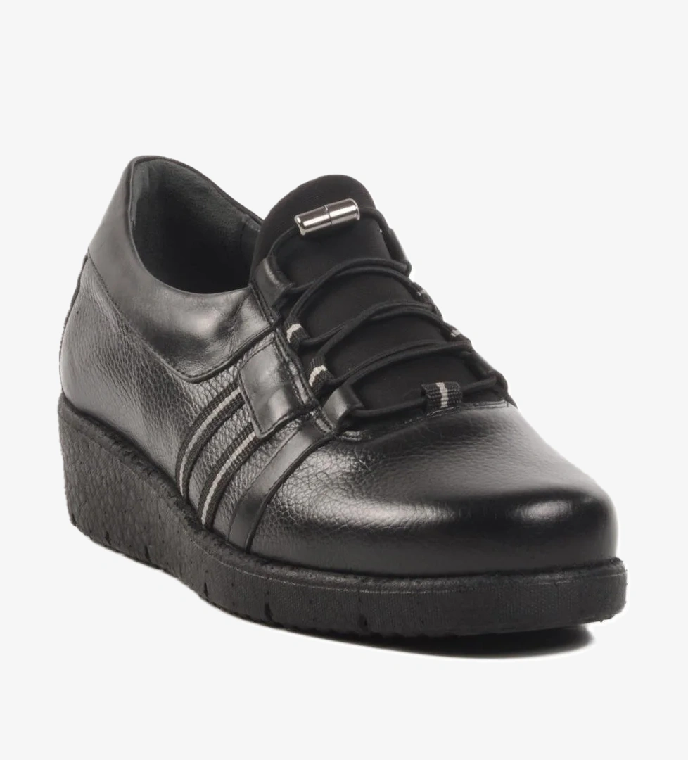 Walkway Bb0121 Z Siyah Kahve Hakiki Deri Kadın Günlük Ayakkabı model görseli