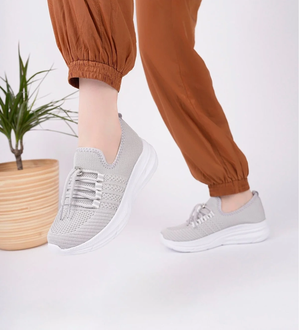 2411 BAĞLI HAFİF TABAN ANATOMİK TRİKO SNEAKER AYAKKABI