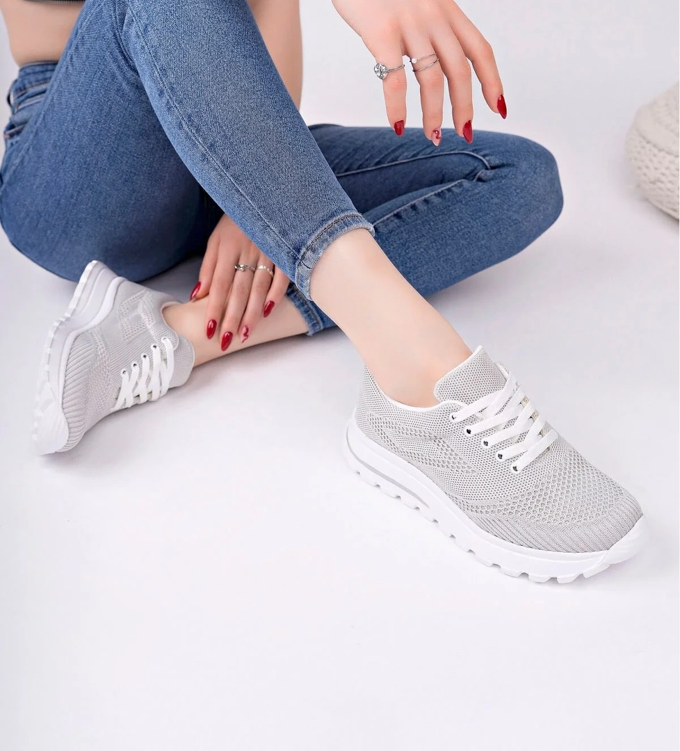 2415 HAFİF TABAN ANATOMİK TRİKO SNEAKER AYAKKABI