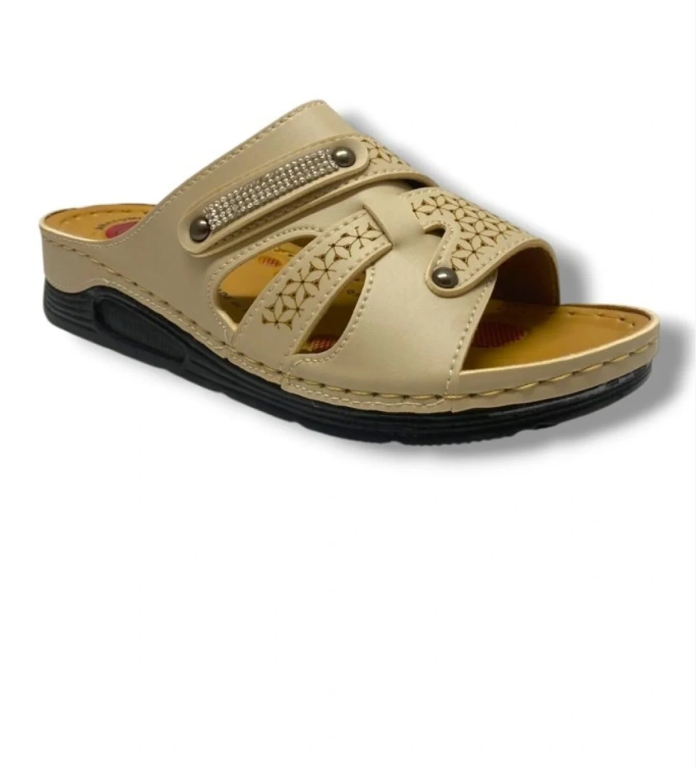 Serra 640-25 Anatomik Masaj Taban Taşlı Tokalı Kadın Terlik model görseli