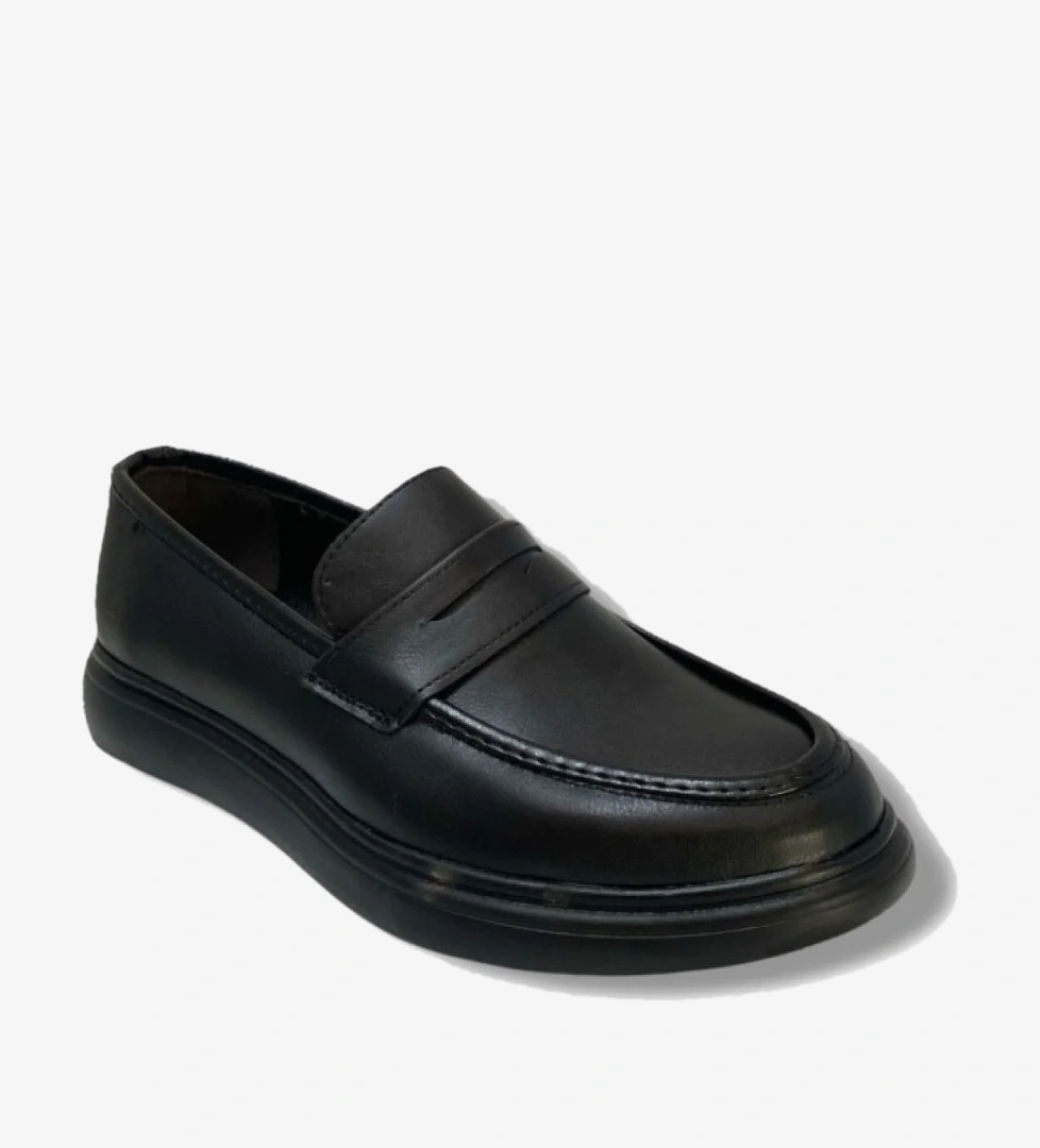 4346-25 Deri Fiyonklu Anatomik Erkek Çocuk Ayakkabı - Görsel 1